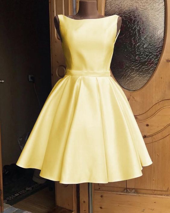 Cute Bow Homecoming Dresses A Line Sleeveless cg4065