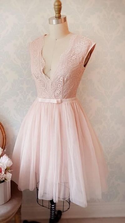 Elegant Dress,Sleeveless Pink Tulle homecoming Gown,Lace Party Dress cg5856