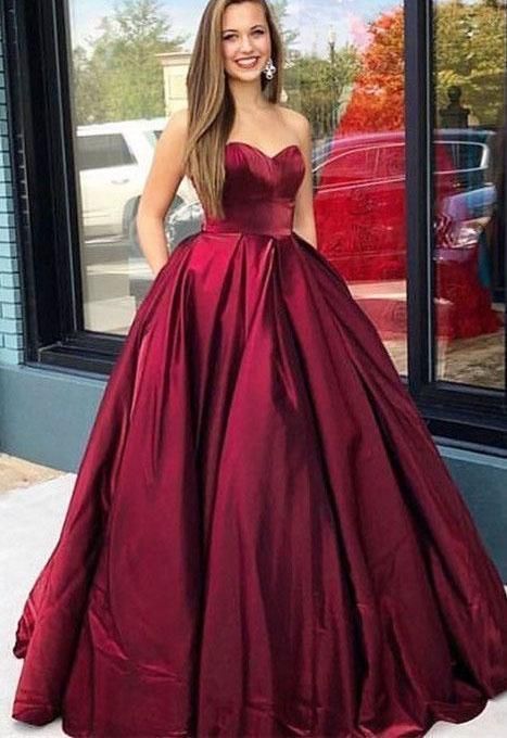 Strapless Long Prom Dresses Evening Gowns for Women cg5919