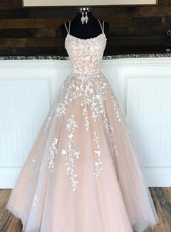 Custom made tulle lace long prom dress, evening dress cg6001