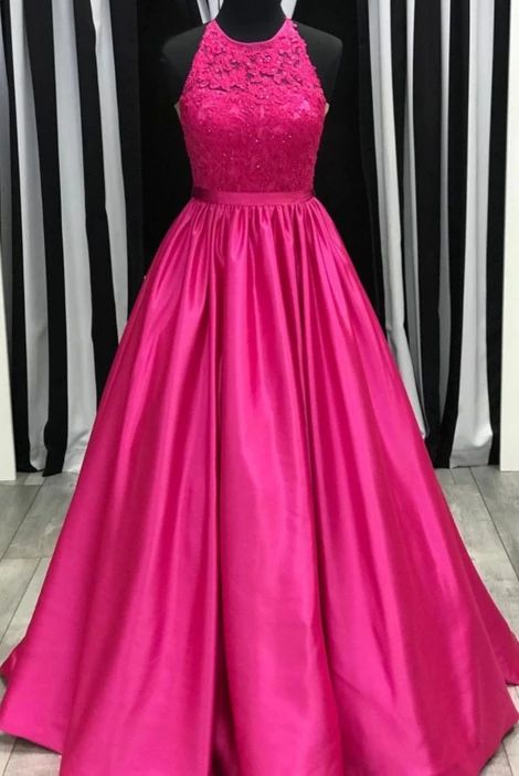 New Prom Dress Halter Neckline, Evening Dress ,Winter Formal Dress cg6418