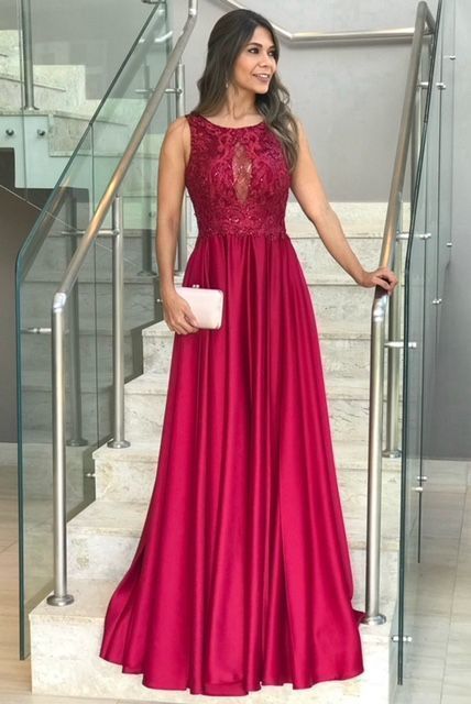 Beautiful Satin Cross Back Long Evening Formal Gowns, Sexy Party Dresses, Prom Dresses cg6658