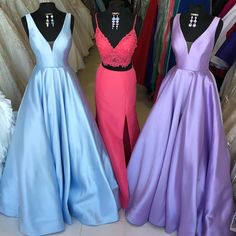 Princess V-Neck Long Prom Dress cg6660