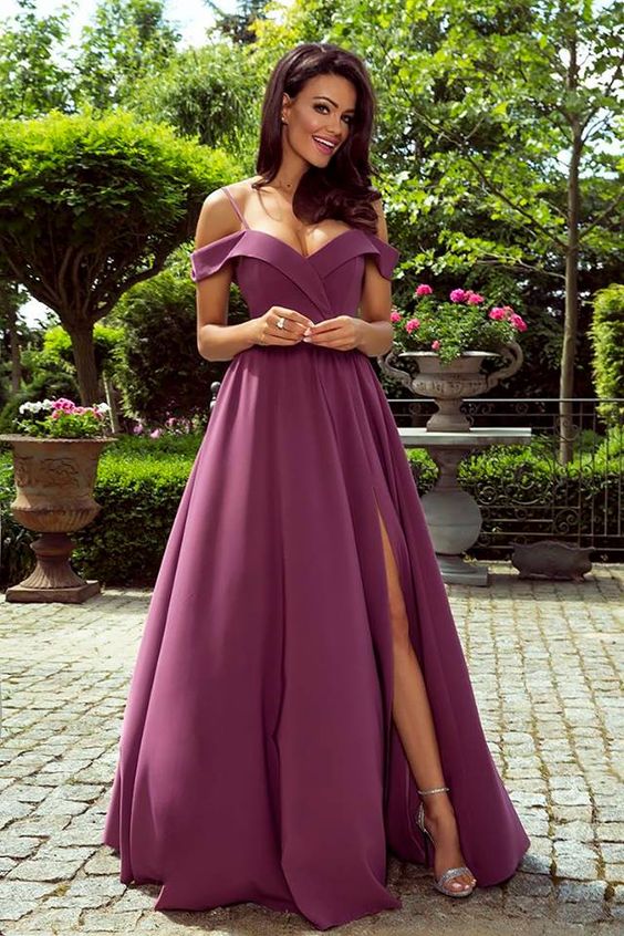 Spaghetti Straps a line Prom Dress cg6808