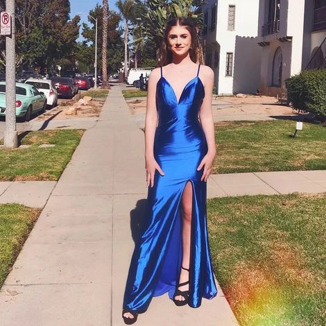 Gorgeous Royal Blue Long Formal Dress,prom dress cg6859