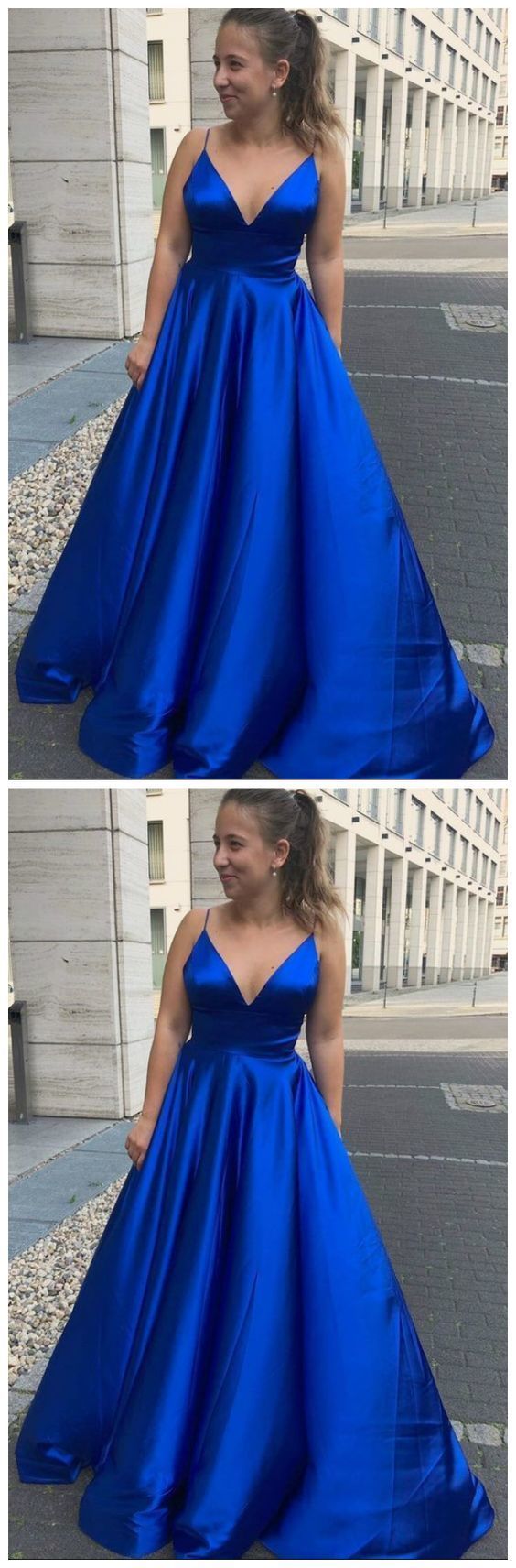 Simple Royal Blue Prom Dresses Long Prom Dresses cg6929