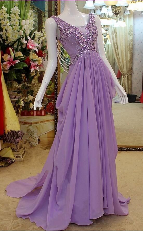 Chiffon Prom Dress, Prom Dresses, Evening Gown, Graduation School Party Dress, Winter Formal Dress cg7007