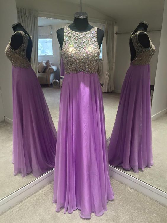 Charming Prom Dress,Elegant Prom Dress,Chiffon Evening Dress, Long Dress,Sleeveless Formal Dress cg7301
