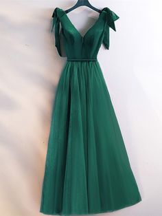 Sexy green Prom Dress Long Evening Dress, Party Dress cg7352