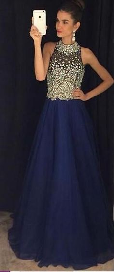 Beaded A-line Long Prom Dress,Popular Wedding Party Dress,Cocktail Dress,Fashion Evening Dresses cg7360