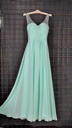 Simple Prom Dress,Prom Gown,Long Evening Gowns,Mint Green Prom Dresses for Teens cg7632