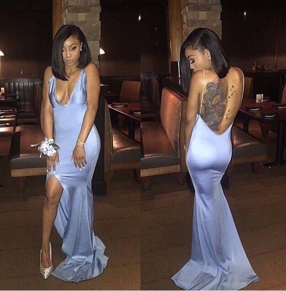 Sexy Prom Dress Mermaid Prom Dresses Mermaid Long Backless Formal Evening Party Gowns cg7684