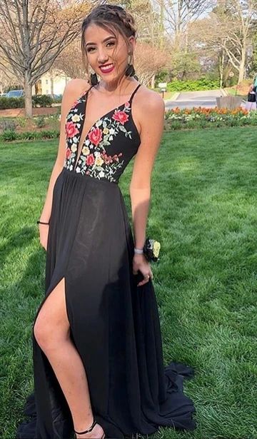 Sexy Sleeveless Prom Dress, Black Prom Gown cg8039