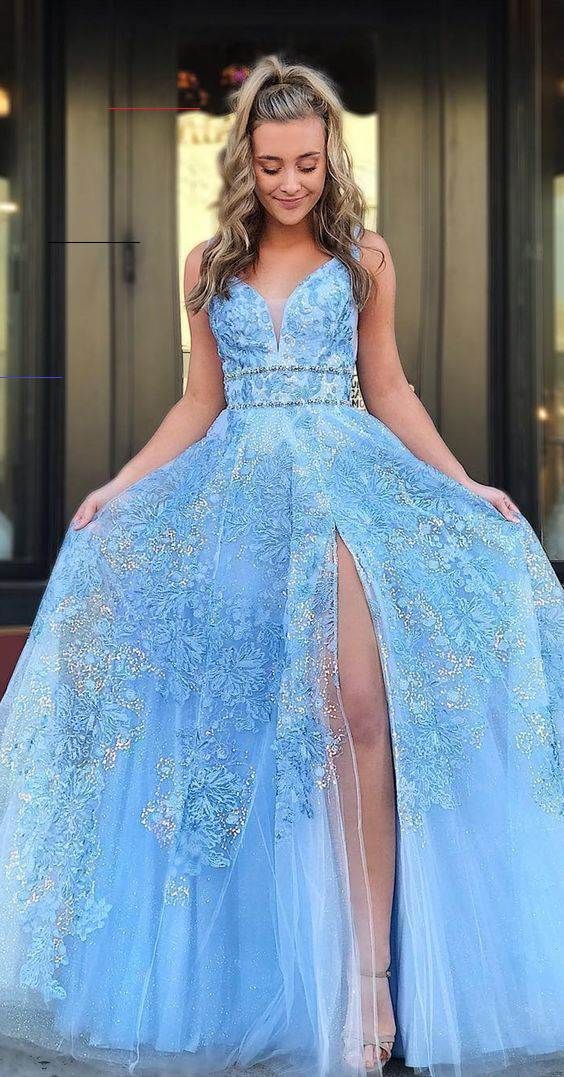 Long Prom Dresses Blue Evening Dresses Formal Dresses cg8051