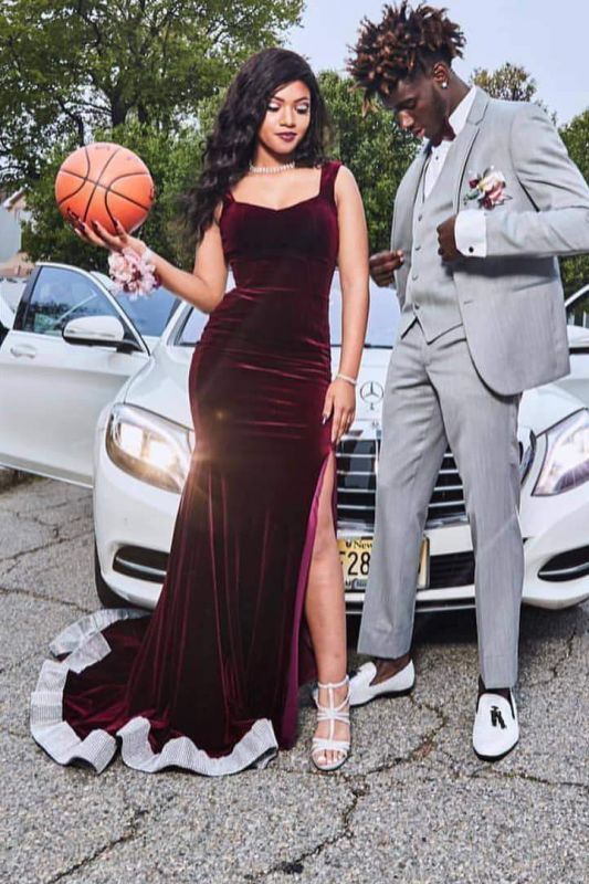 Spaghetti Strap Sleeveless Short Red Prom Dresses 2020 cg8327