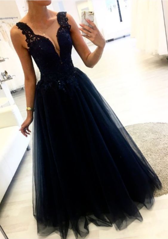 Dark Navy Prom Dress,Long Evening Dress,Evening Dress,Sweet 16 Dress,Long Prom Dresses cg8592