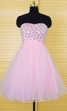 pink cute homecoming dresses cg8798