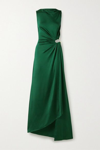 Simple Green Long Prom Dress cg8904