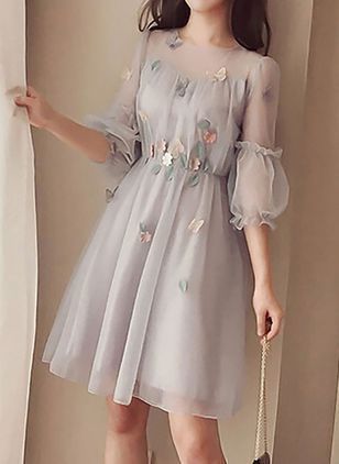 grey homecoming dress cg9183