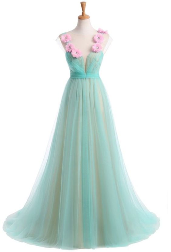 Long Bridesmaid Dress, Tulle Bridesmaid Dress, Sleeveless Bridesmaid prom Dress cg9519