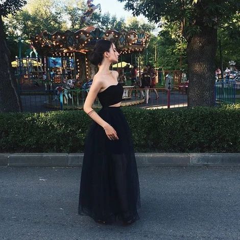 Black Sweetheart Prom Dress , Chic Prom Dress cg9560