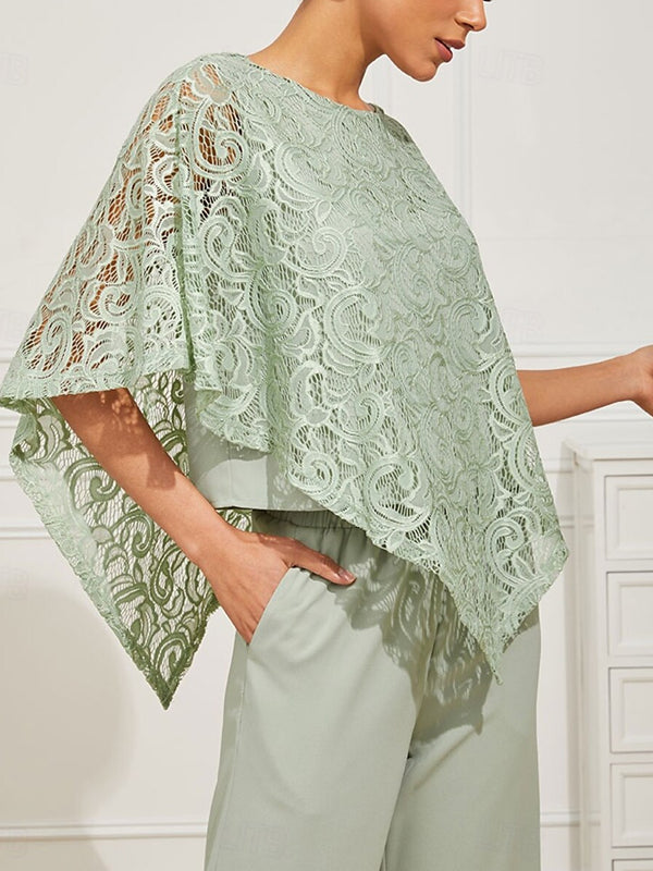 Irregular Lace Temperament Women's Suit