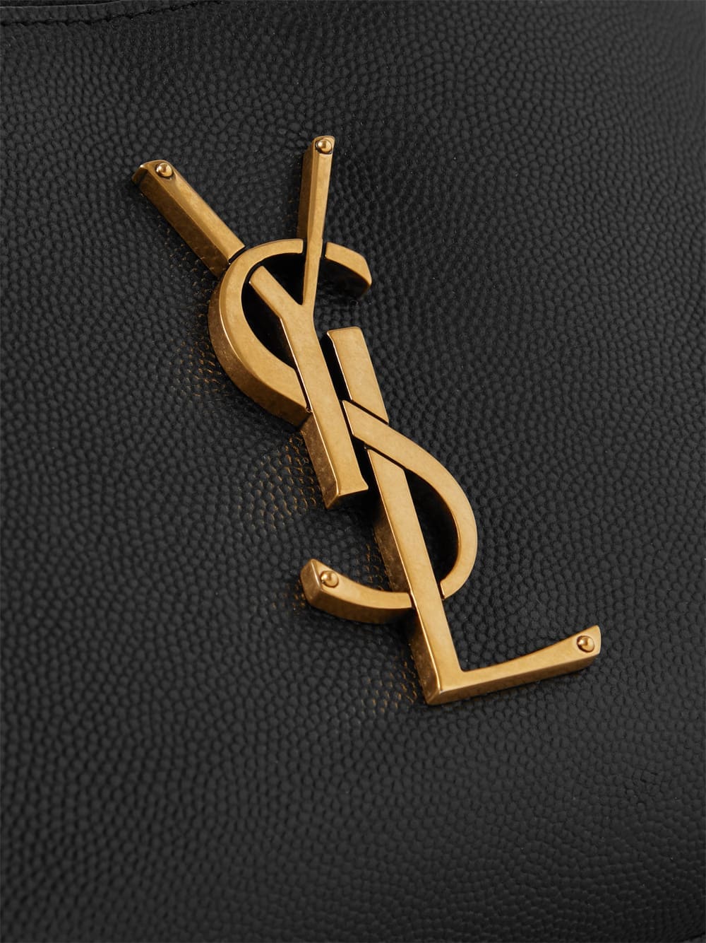 SAINT LAURENT Cassandre textured-leather belt bag