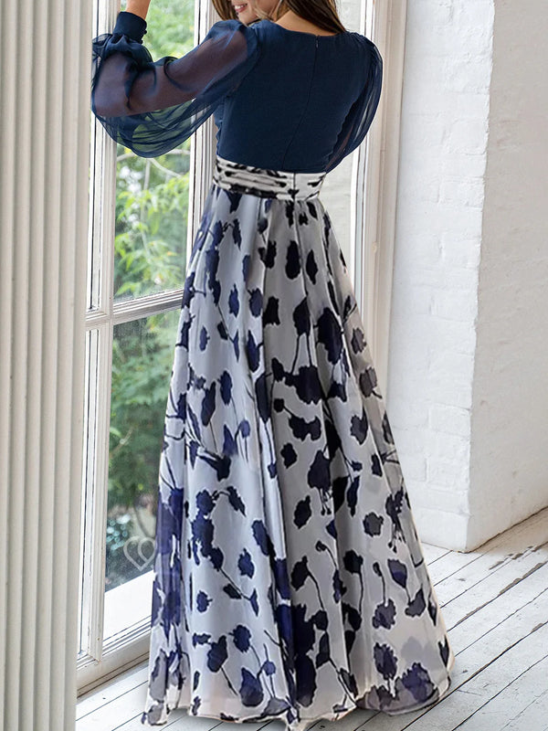 Chiffon Printed Temperament Women's Dress