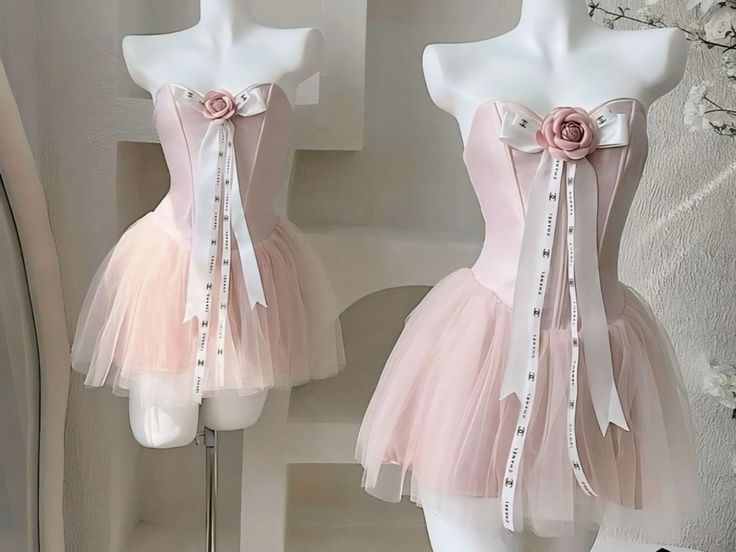 Classy A Line Sweetheart Pink Floral Tulle Formal 8th Grade Homecoming Dresses Middle School Hoco Dress 18th Birthday Dress Mini Hoco Outfits DH1426