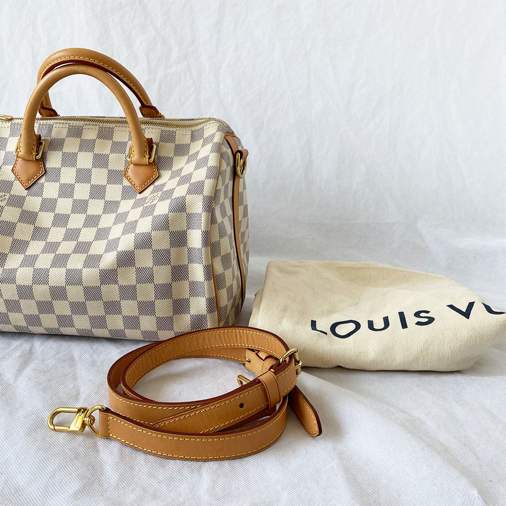 Louis Vuitton Speedy Bandoulière 30 Azur handbag