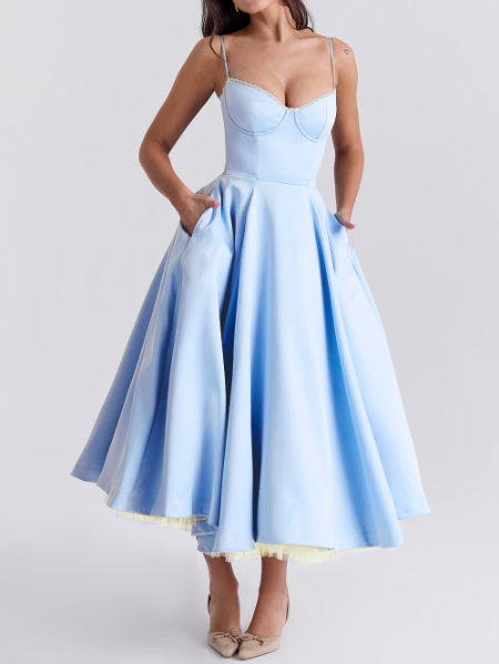 loveedsTM-puff sleeve dress