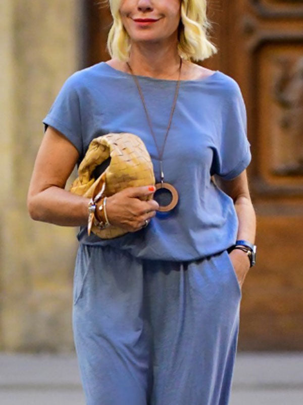 Street Photography Short Sleeve Women's Suits