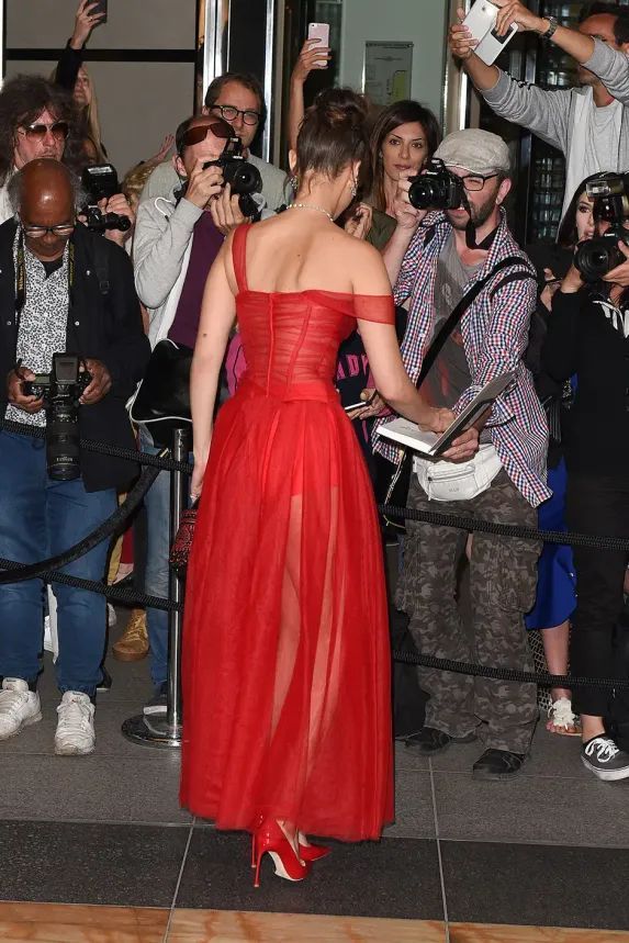 Charming A Line Straps Red Tulle Long Prom Dress Evening Dress SH2342