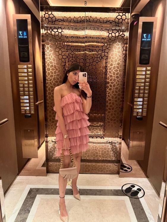 Pink Short Prom Dress Homecoming Dresses fg876