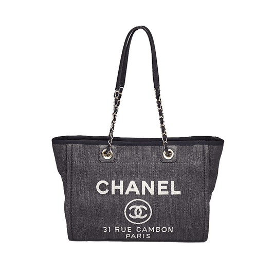 CHANEL Deauville Denim Small Tote