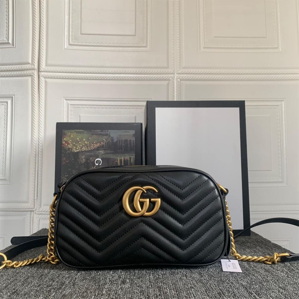 GUCCI Marmont small matelasse shoulder bag