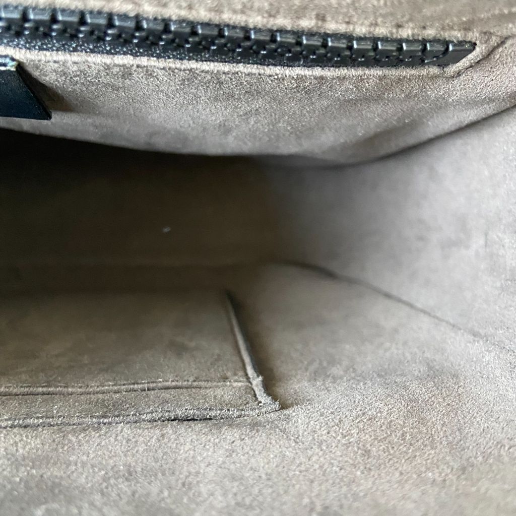 Gucci Buckle Flap Messenger Bag GG Coated Canvas with Leather