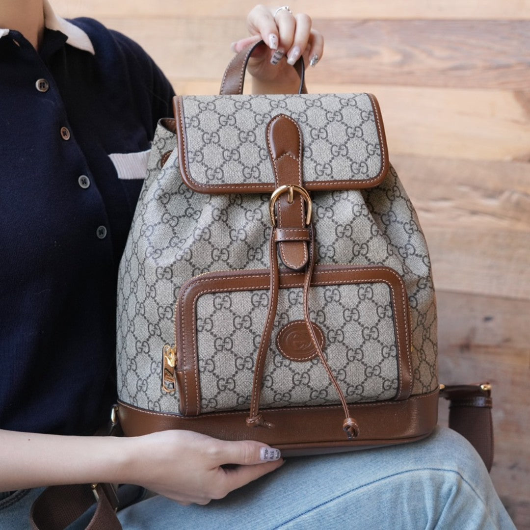 G ucci Retro series backpacks
