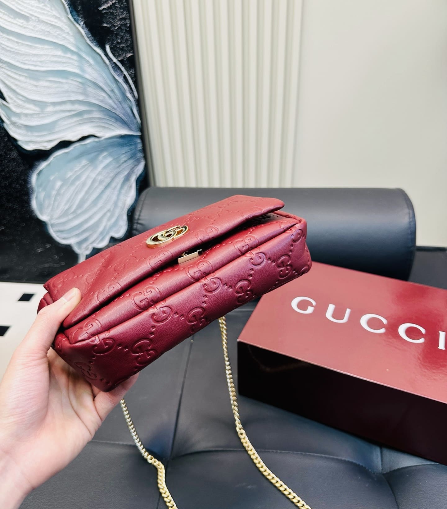 GUCCI GG Milano small top handle bag