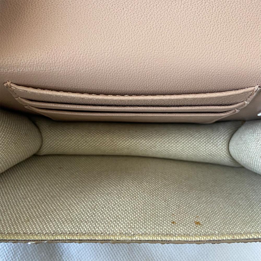 Jimmy Choo Finley Mix Star Coarse Glitter Mini Cross Body Bag