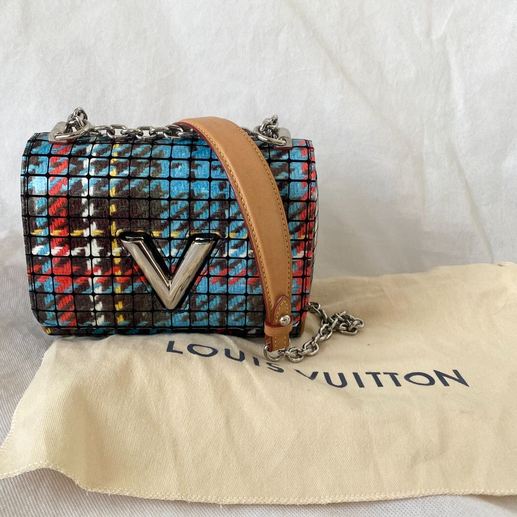 Louis Vuitton Multicolor Patchwork Leather Twist PM Bag