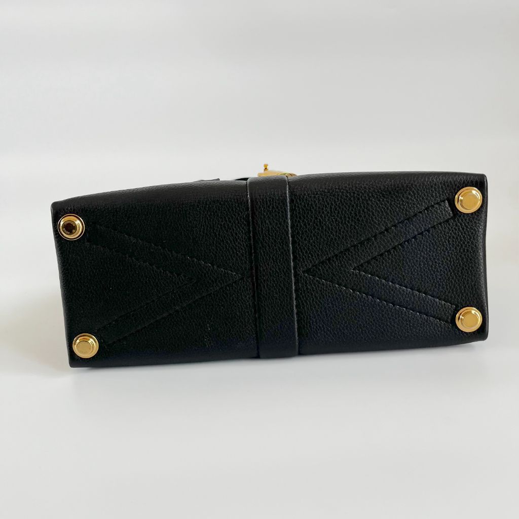 Louis Vuitton Rose Des Vents Black Leather PM Bag