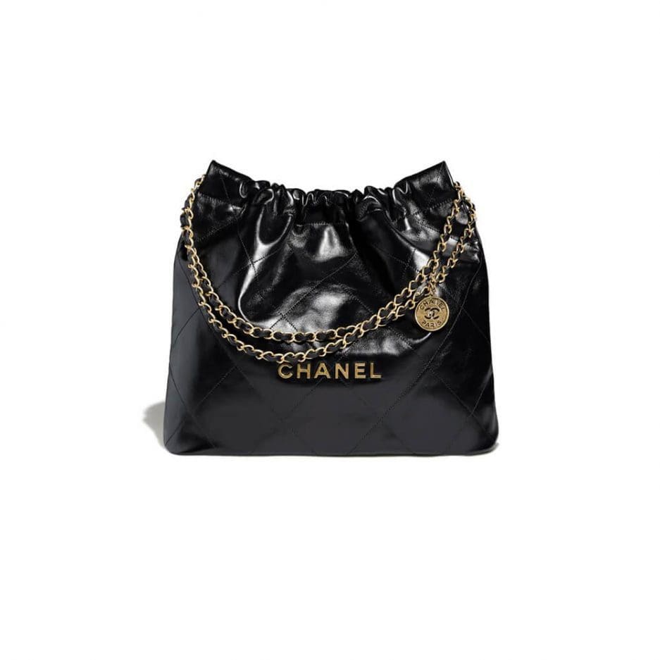 iCHANEL 22 Small Handbag-Hobo Bags -Black