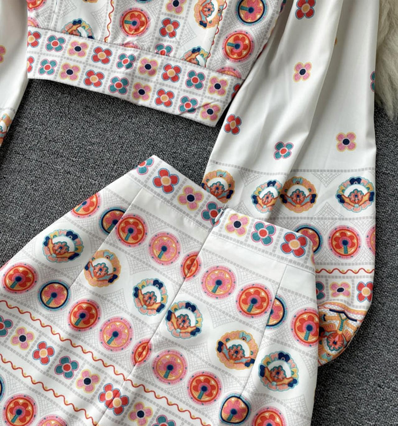 Cute two pieces dress A line fashion dress 686
