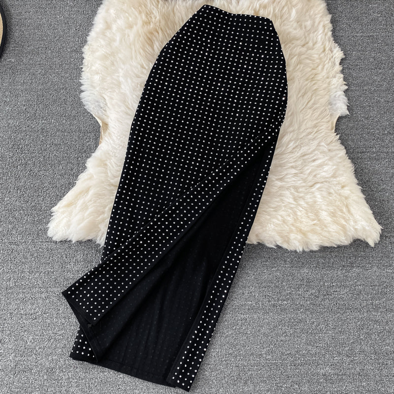 Stylish two pieces beads dress fashion dress 553