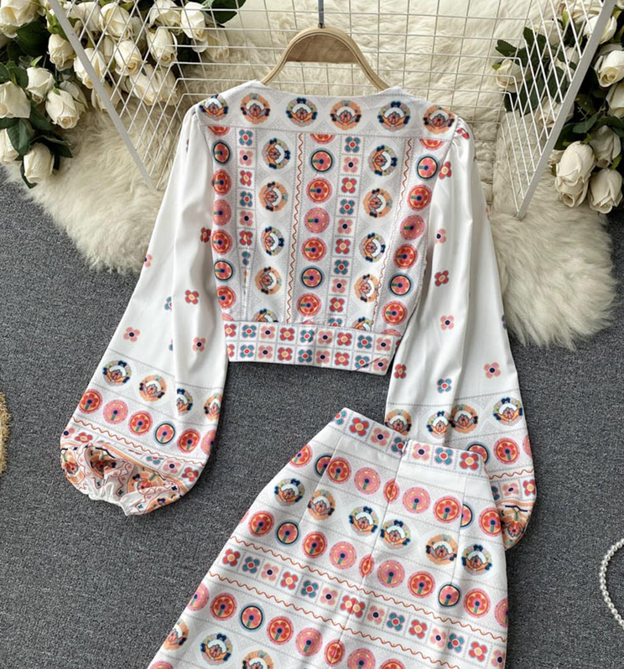 Cute two pieces dress A line fashion dress 686