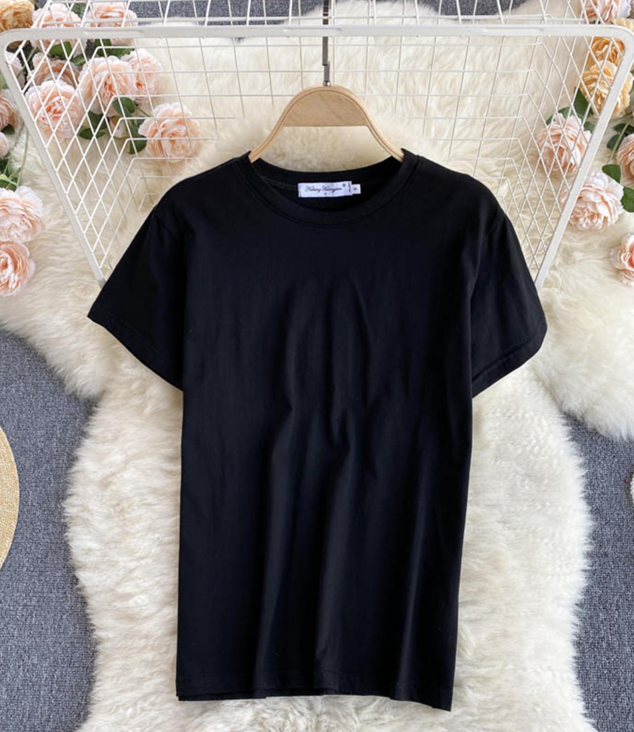 Black A line two pieces dress 666