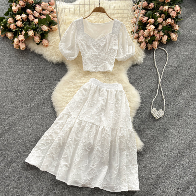 Cute two pieces A line dress fashion dress 473