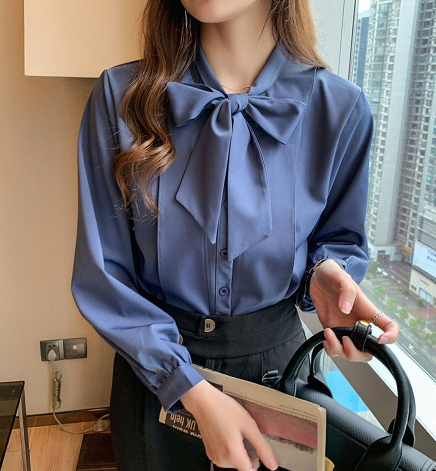 Simple chiffon shirt 370