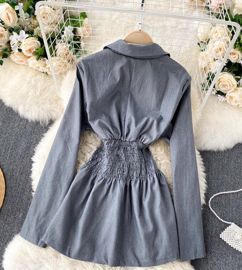 Stylish lace-up long sleeve top 356